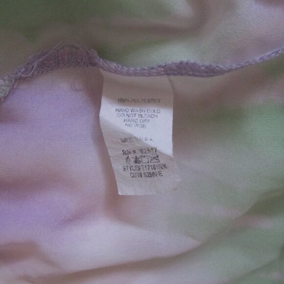 Soprano | Tie Dye Purple and Green Layered Top - Picture 9 of 10